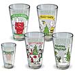 Peanuts Holiday Pint Glass 4-Pack